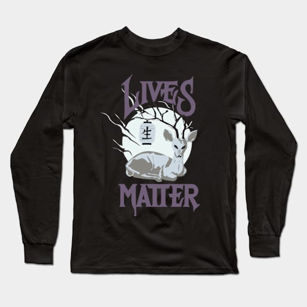 Lives Matter Long Sleeve T-Shirt by Hiromorphia